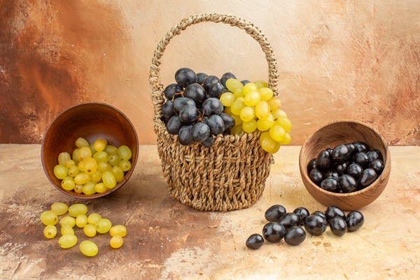 close up view of fresh delicious grapes - Углеводная питательность рациона