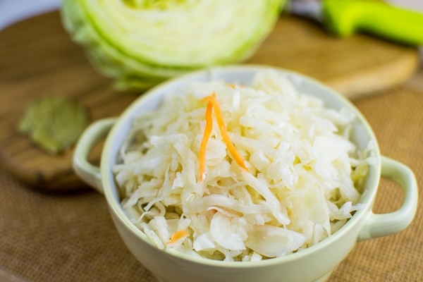 sour and raw cabbage - Продукты против вирусов