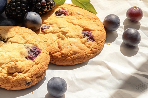 delicious cookies arrangement - Монастырская кухня: гречневая лемешка, печенье со смородиной