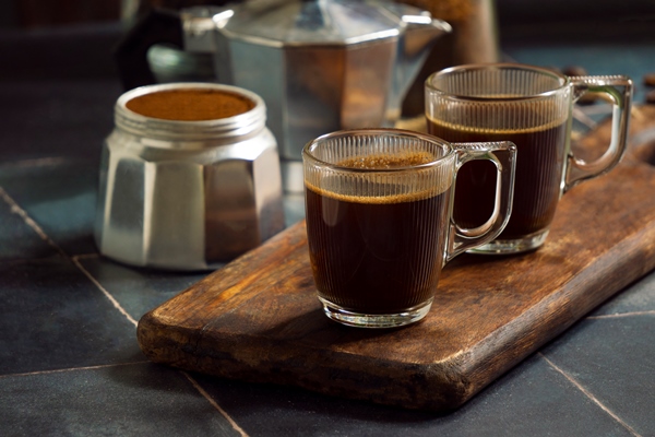 coffee preparation concept still life - Тыквенный латте