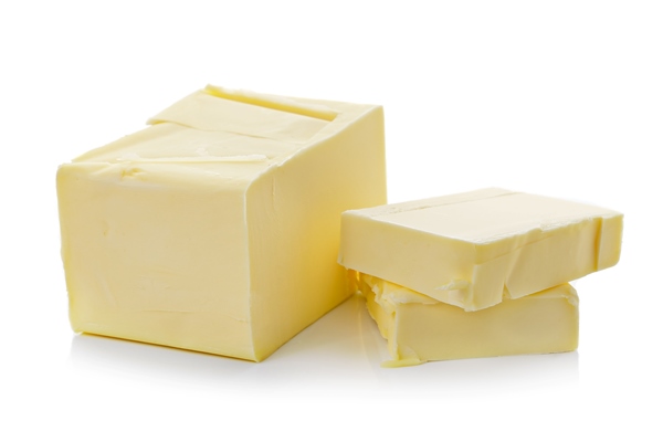 butter on white isolated - Каша вязкая молочная пшеничная (школьное питание)