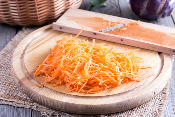 carrots grated straw for cooking korean carrots - Суп картофельный с макаронами (школьное питание)