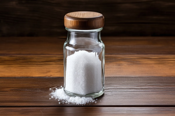 salt shaker on wooden background - Каша вязкая молочная пшеничная (школьное питание)