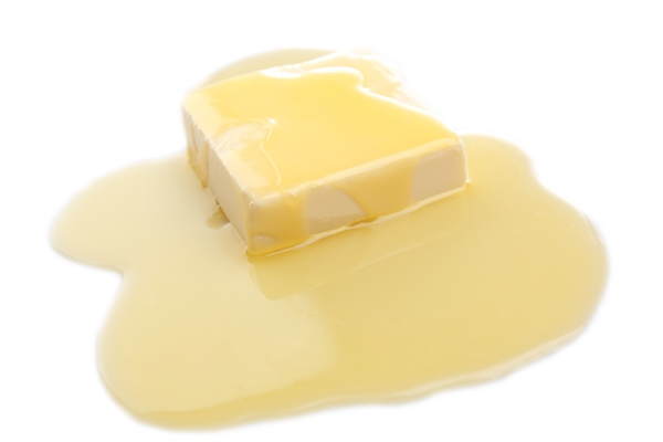 tasty butter isolated on white 1 - Булгур отварной (школьное питание)