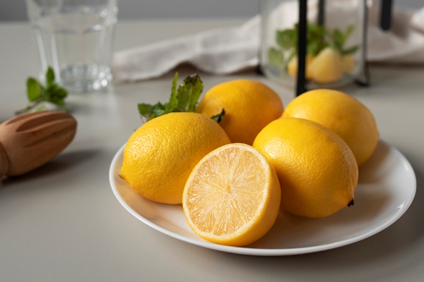 close up on table full of food - Чай с лимоном и мёдом (школьное питание)
