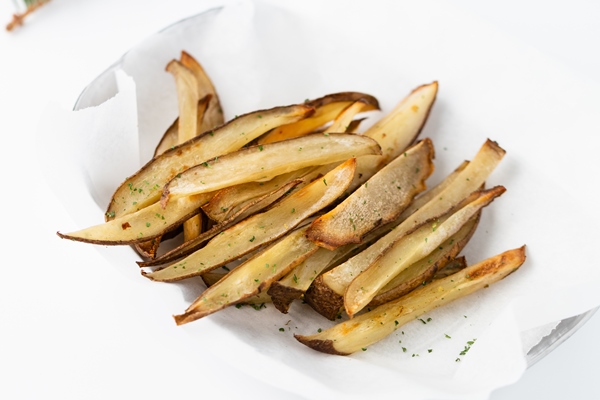 fried eggplant cut into strips - Жареный корень сельдерея