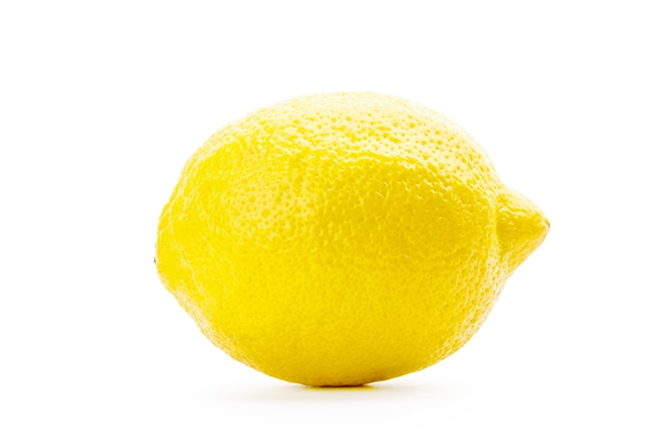 lemon isolated on white - Пюре из лука-порея