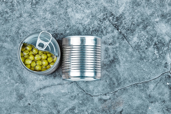 marinated green pea beans in metallic cans - Салат "Оливье" по-монастырски