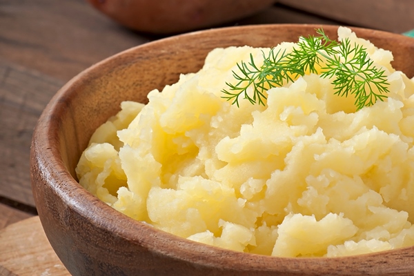 fresh and flavorful mashed potatoes - Быстрые чебуреки из лаваша