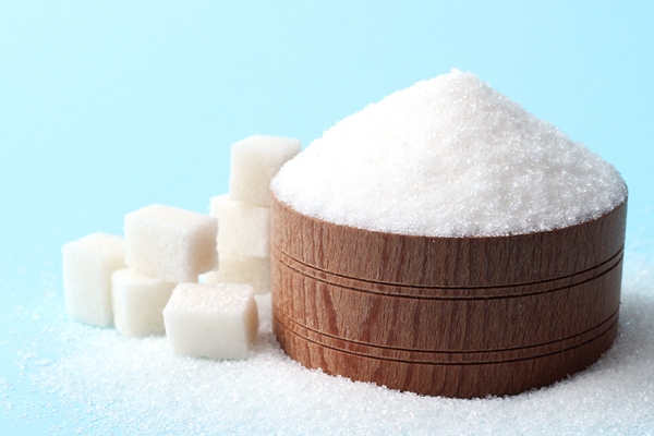 refined sugar colored background diabetes concept excess sugar - Шарлотка в мультиварке