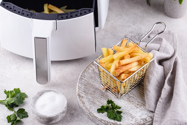 french fries cooked air fryer - Картофель фри