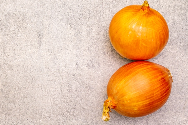 fresh giant onion bulbs - Постные драники с брусничным соусом
