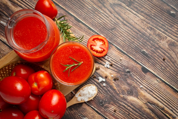 fresh tomato juice ready serve - Томатный сок из томатной пасты