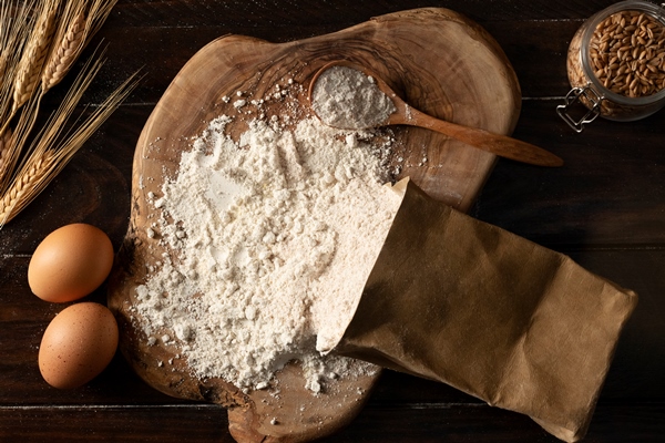 ingredient bag full flour - Пончики бездрожжевые