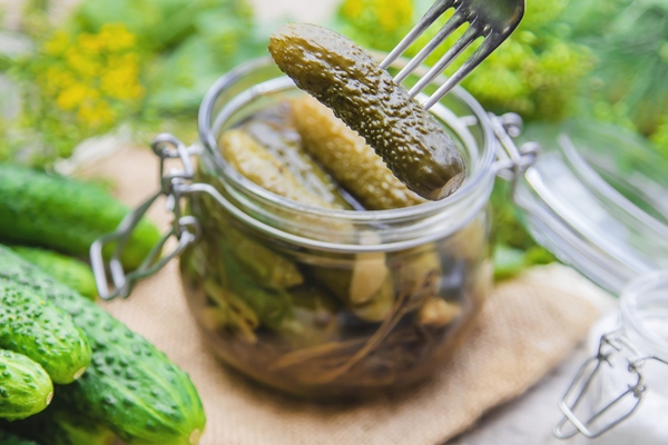 preservation fresh house cucumbers - Начинка для блинчиков с солёными огурчиками