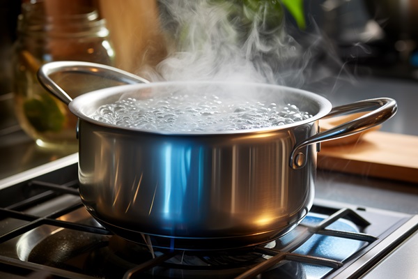 modern kitchen cooks prepare meals stove kitchen restaurant generative ai - Суп-пюре с портулаком