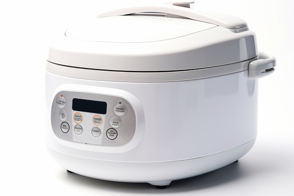 stylish electric cooker white background - Киноа в мультиварке
