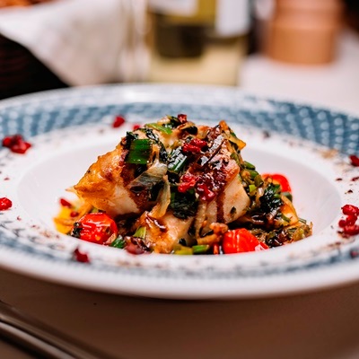 Скумбрия под овощным «одеялом»