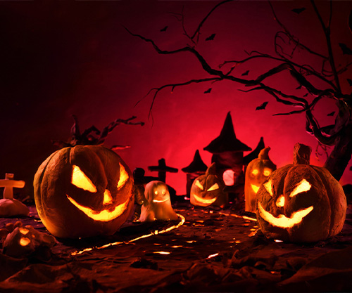 О веселом празднике тыквы Halloween