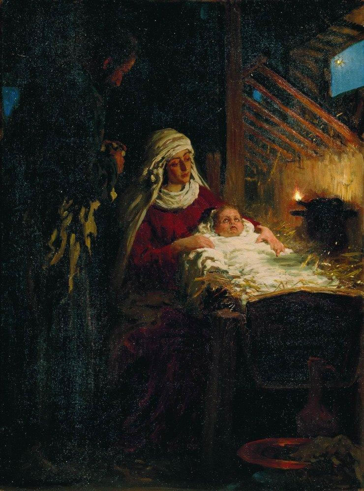 Рождество Христово в живописи XIX века 55