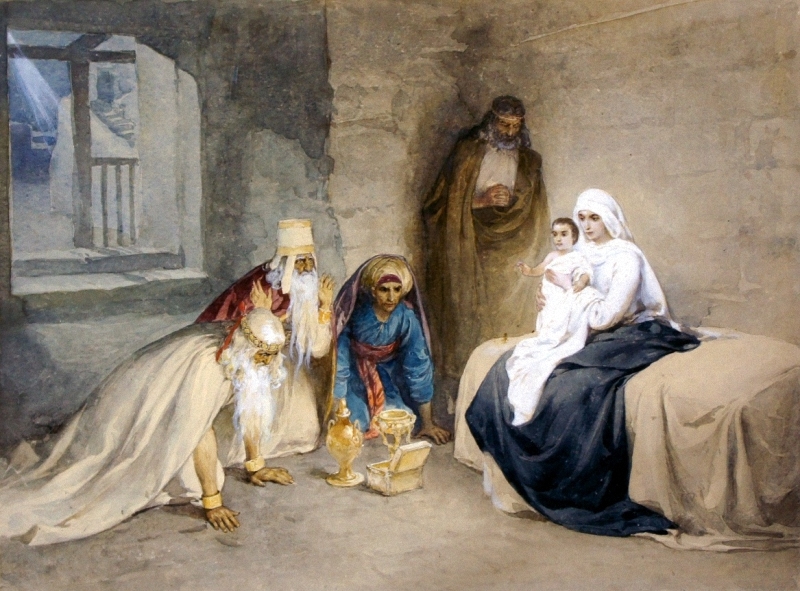 Рождество Христово в живописи XIX века 69