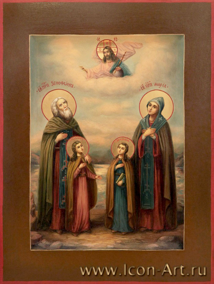 прпп. Ксенофо́нта Константинопольского, супруги его Марии и сыновей их Арка́дия и Иоа́нна (V-VI)