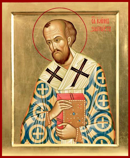 свт. Иоа́нна Златоуста, архиепископа Константинопольскаго (407)