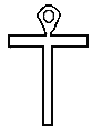 Крест "Египетский иероглиф Анх"