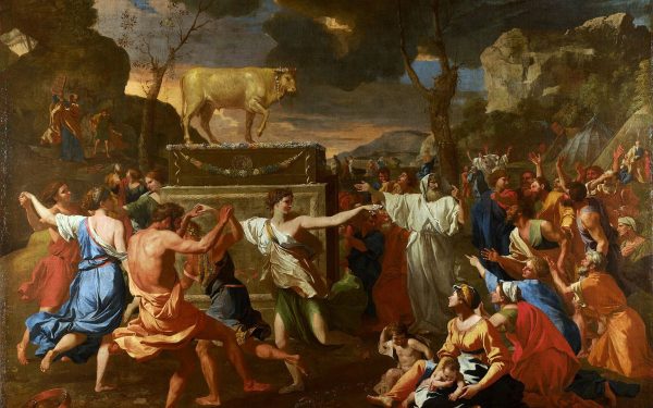 1728px Nicolas Poussin LAdoration du Veau dor – Нетерпение